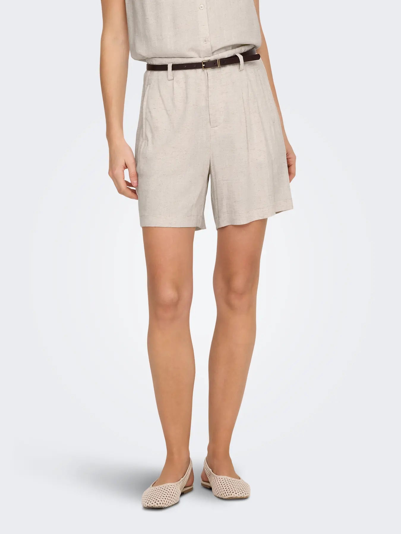 Only donna short SIESTA BELT LIN 15367413 NOOS