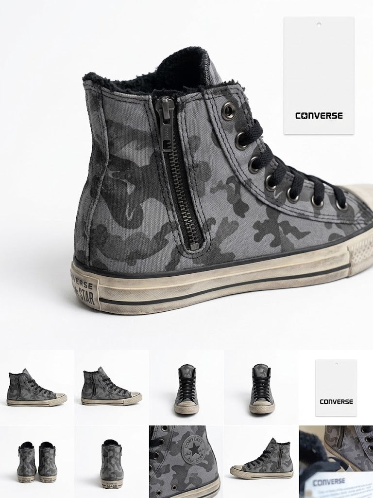 CONVERSE UOMO SCARPA A/S HI SIDE ZIP 141242C