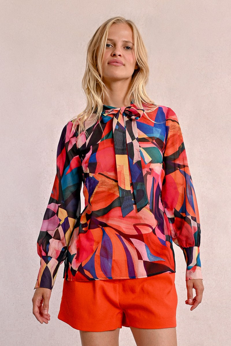 Molly Bracken donna blouse P1776ADP