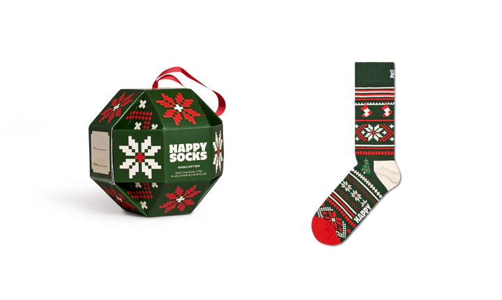 Happy Socks calzini 1-Pack Snowflake Gift Set