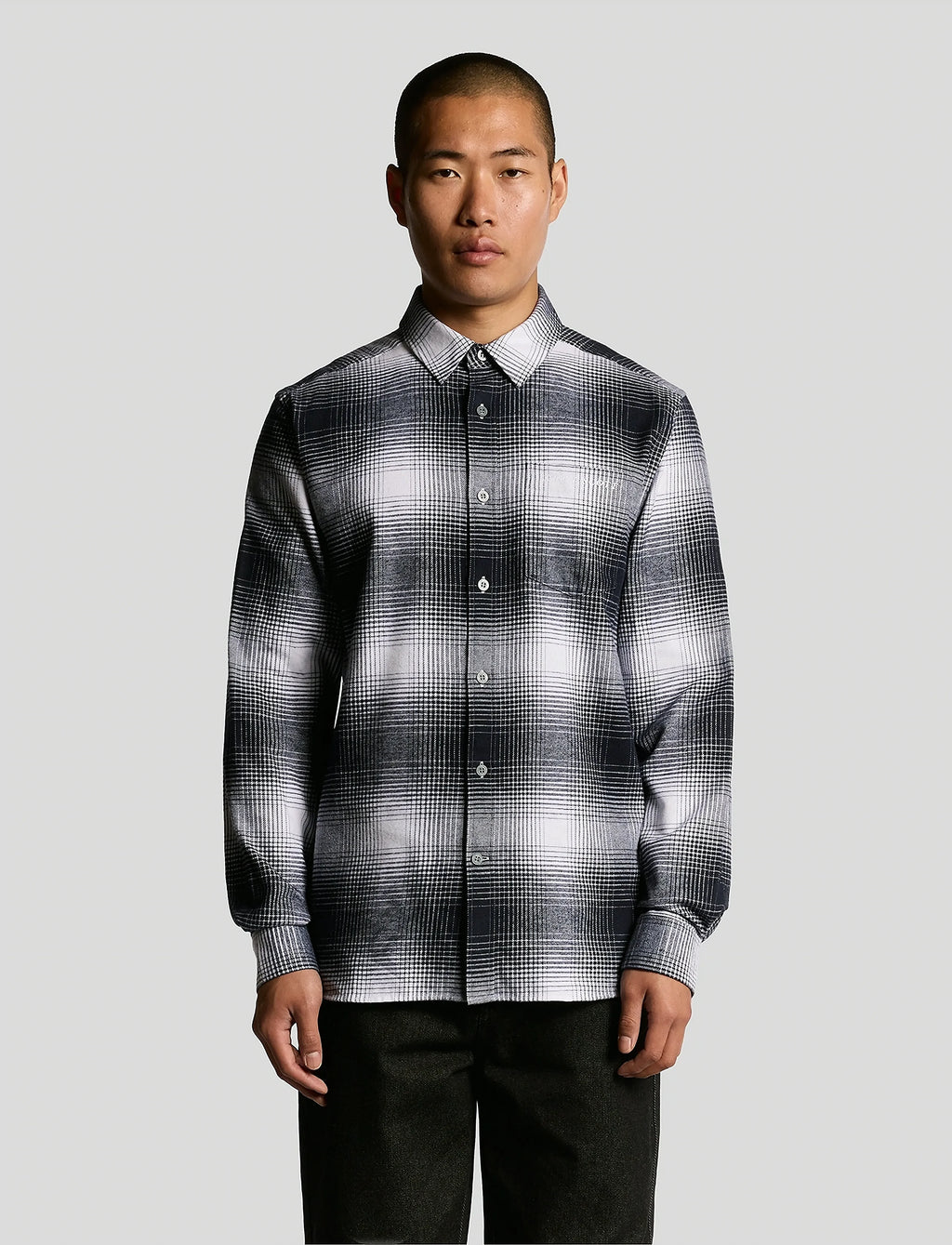 Lyle & Scott uomo camicia Ombre Check LW2312V X964