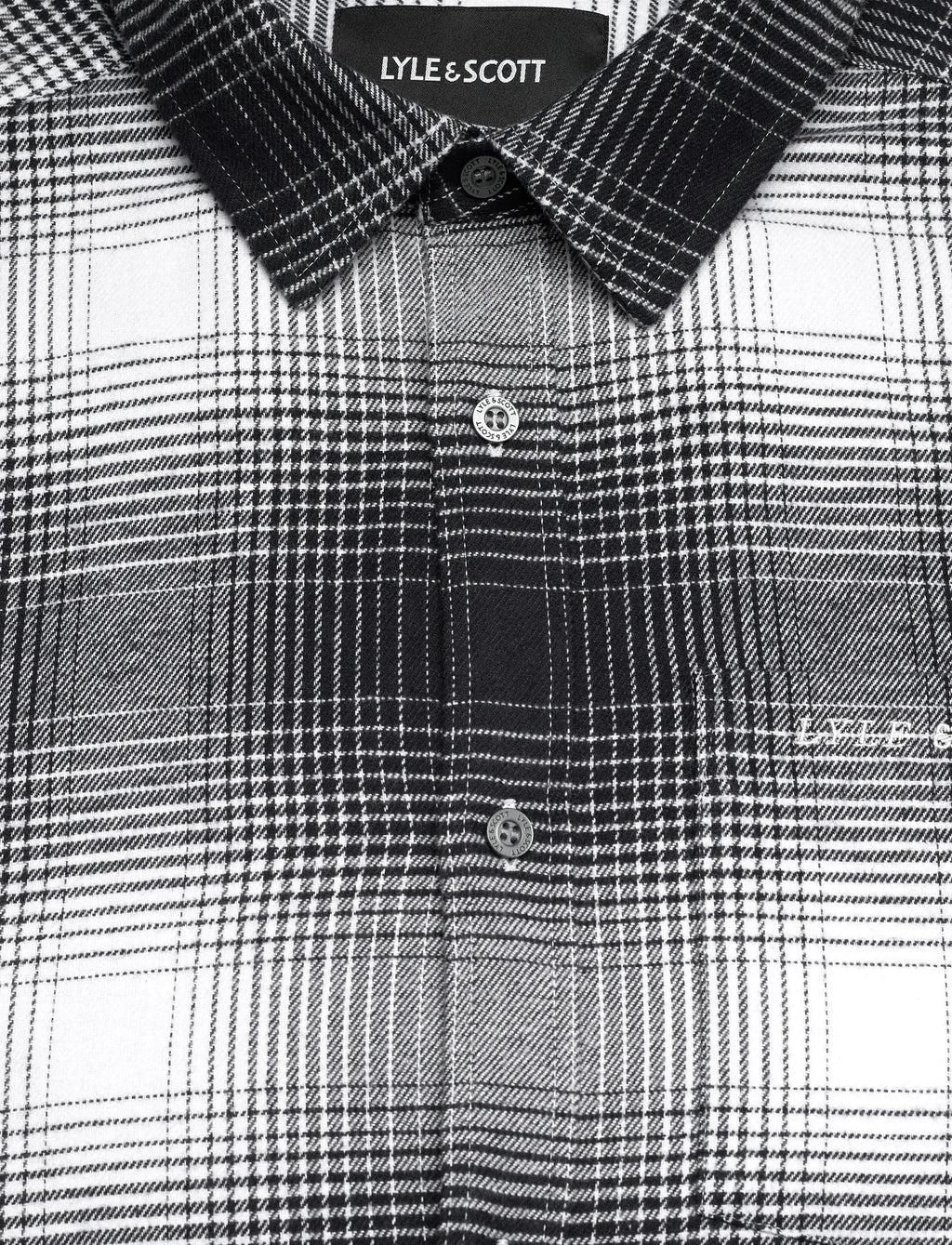 Lyle & Scott uomo camicia Ombre Check LW2312V X964