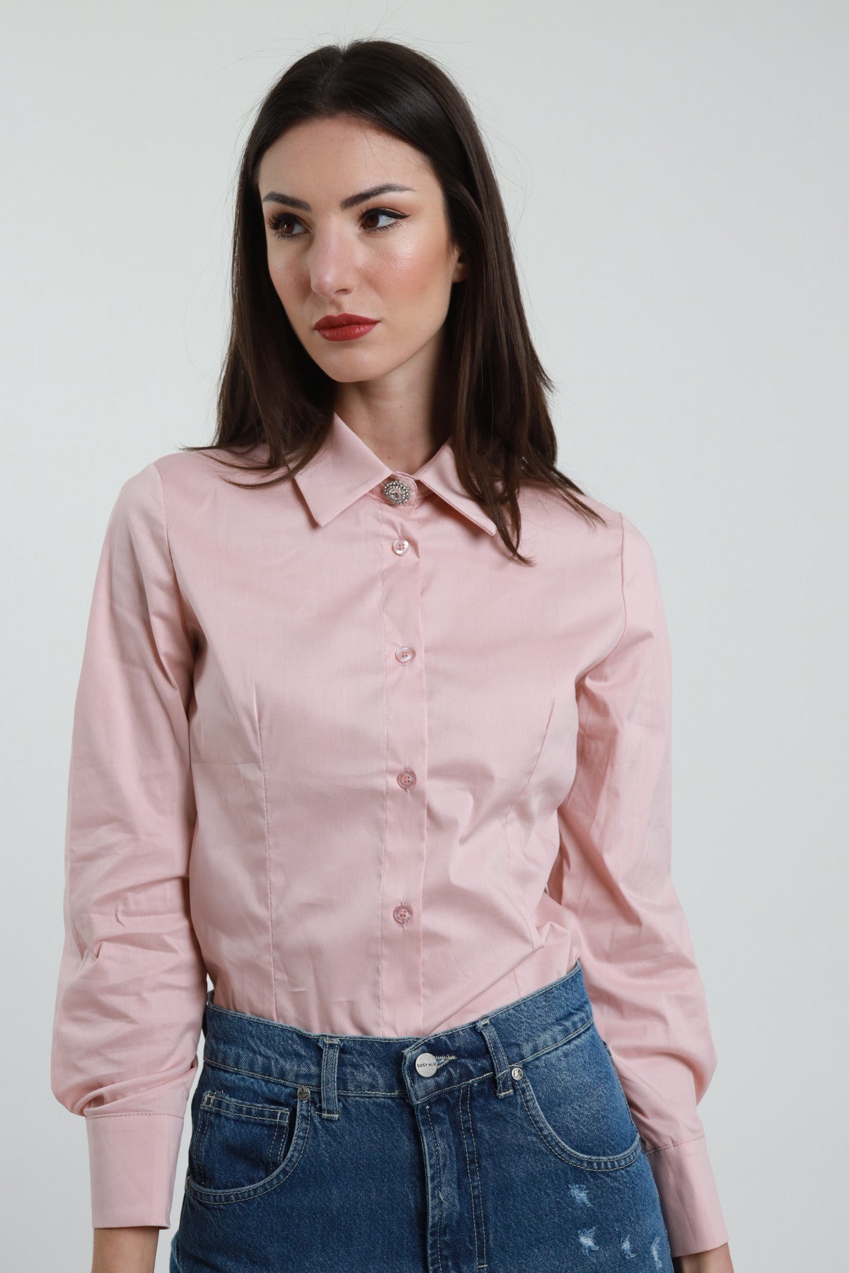 Susy Mix donna camicia 74825 rosa