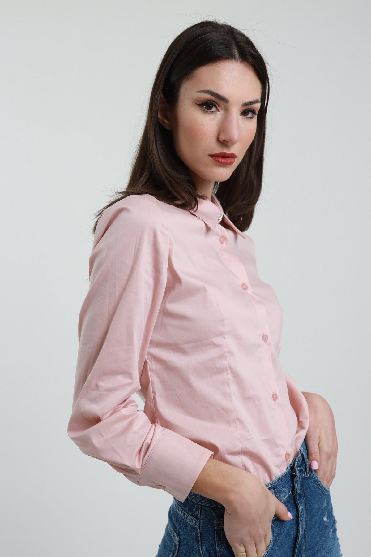 Susy Mix donna camicia 74825 rosa