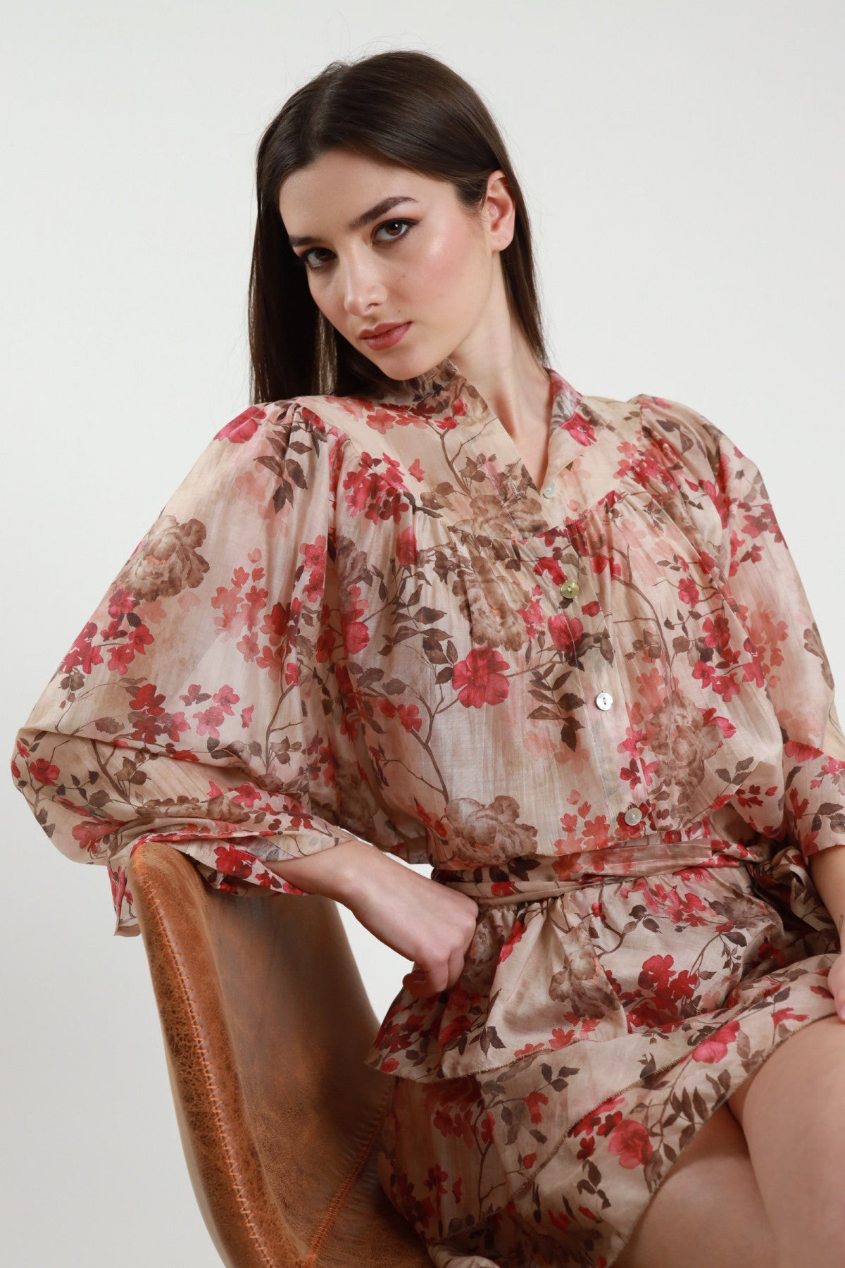 Susy Mix donna camicia 26574 ROSSO
