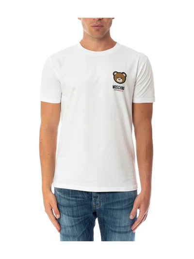 Moschino uomo t-shirt 0788 4410 A0001 Bianco