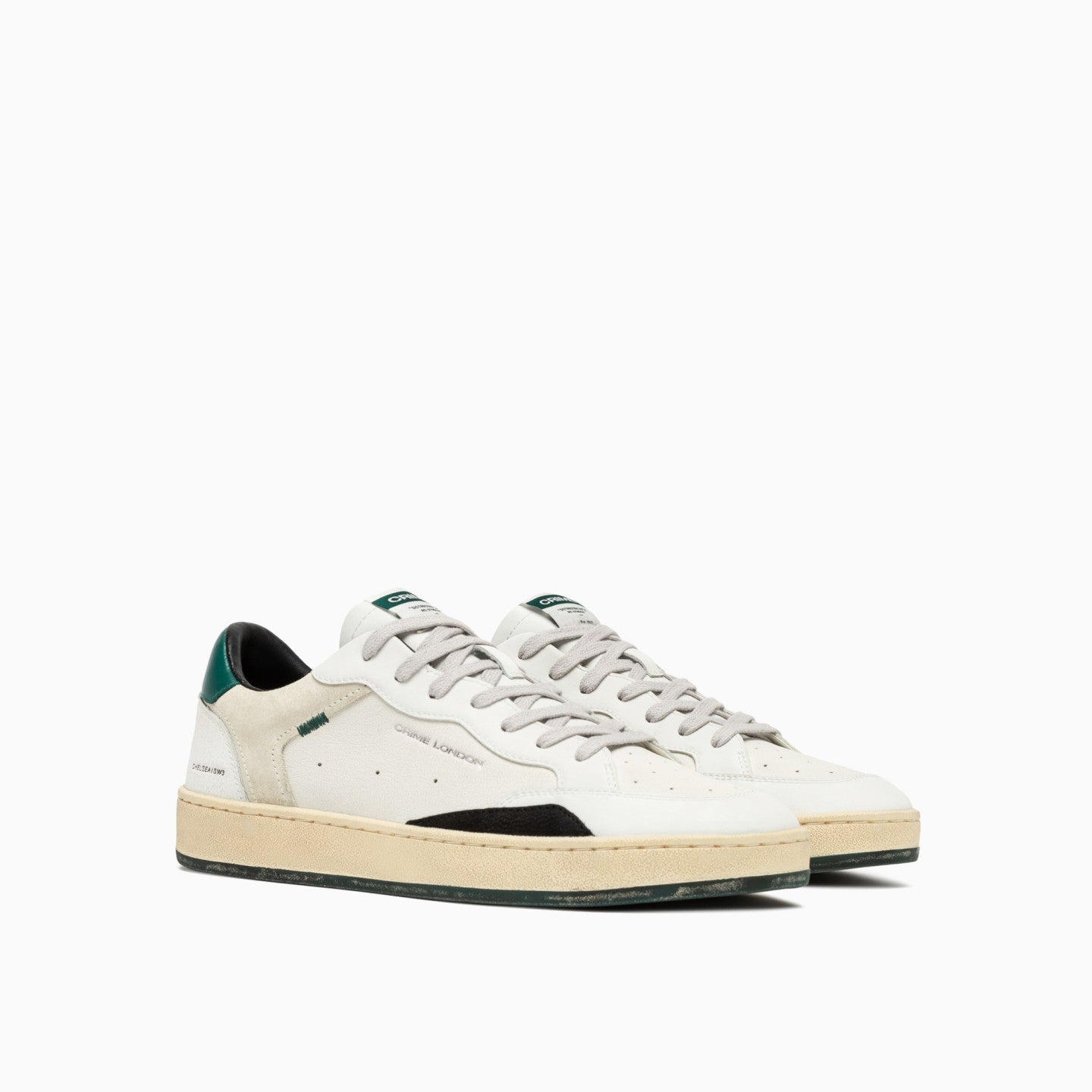 Crime uomo scarpa Chelsea Curt Green 15202AA7B