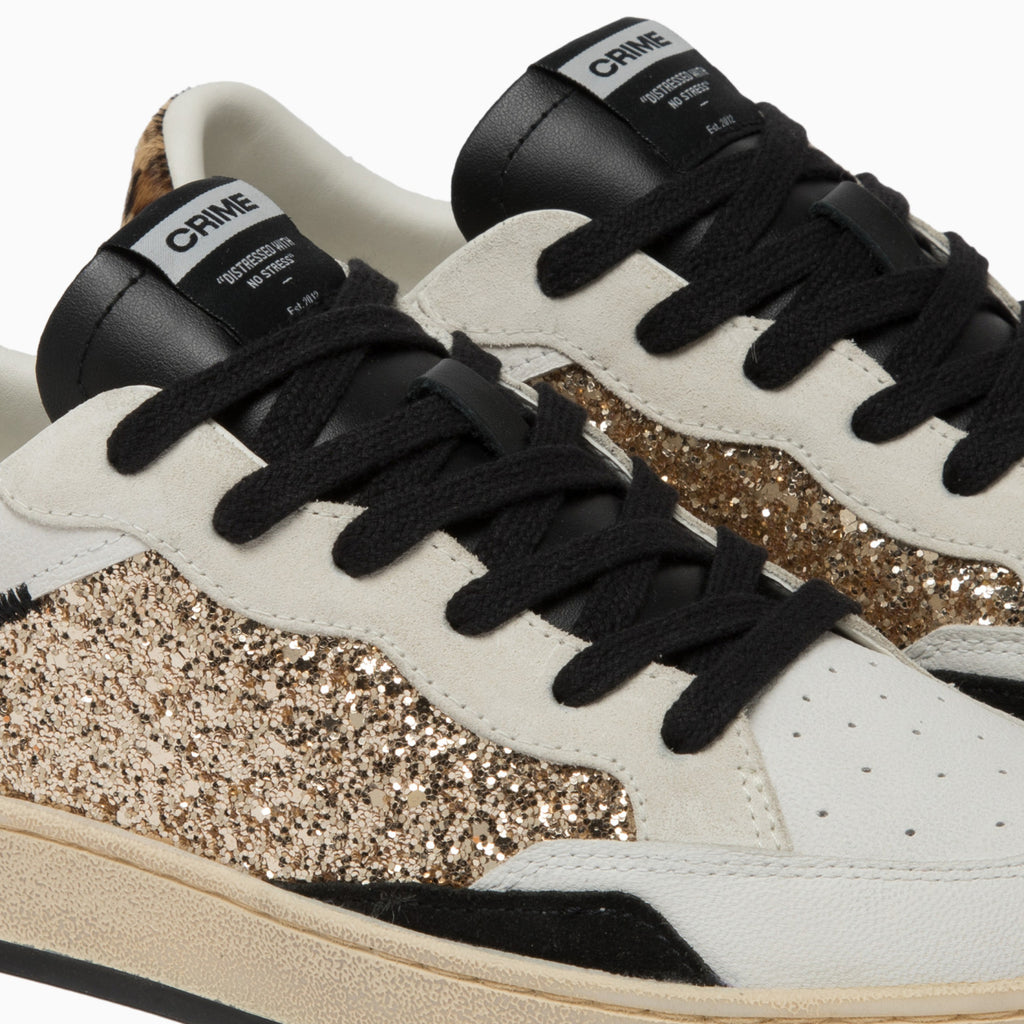 Crime Donna Scarpa Chelsea gold Animalier 21204AA7B