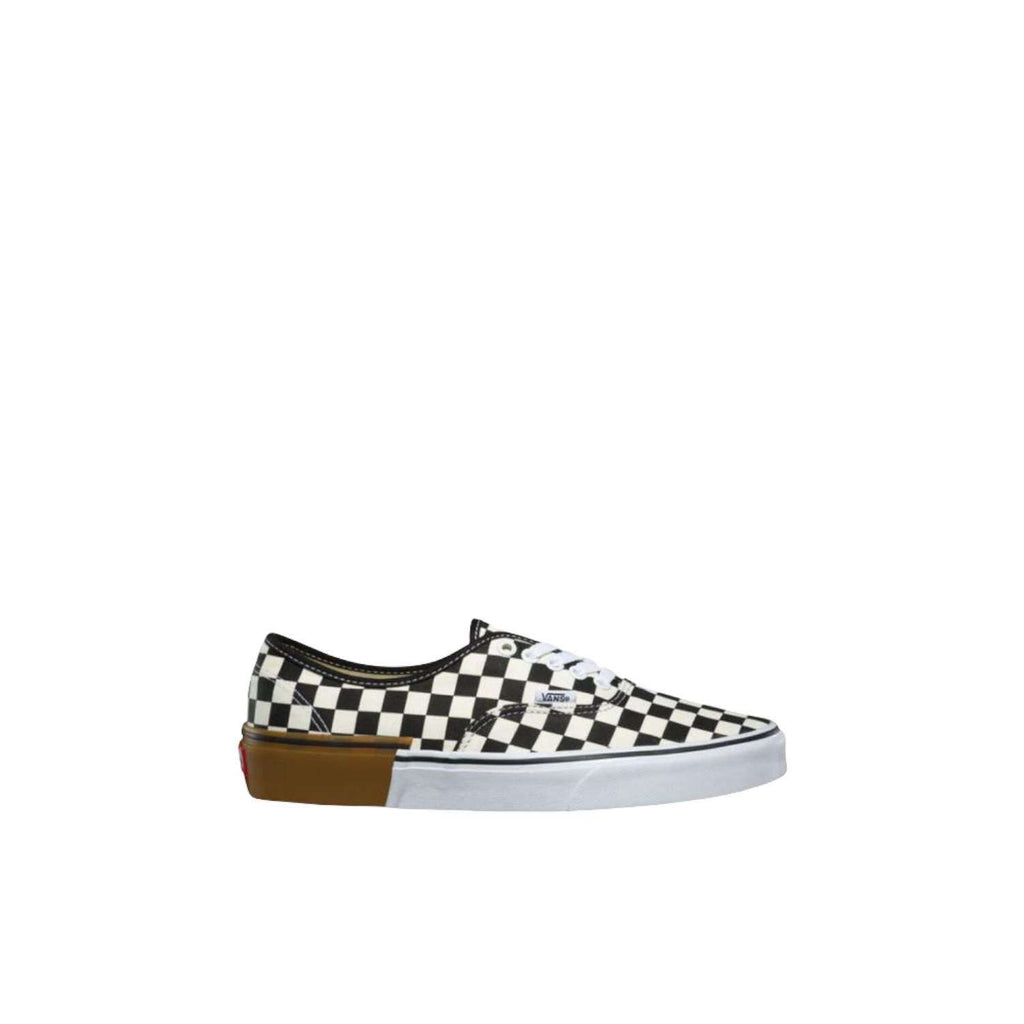 VANS UNISEX SCARPE AUTHENTIC Gum Block Checkerboard Black 38EMU58