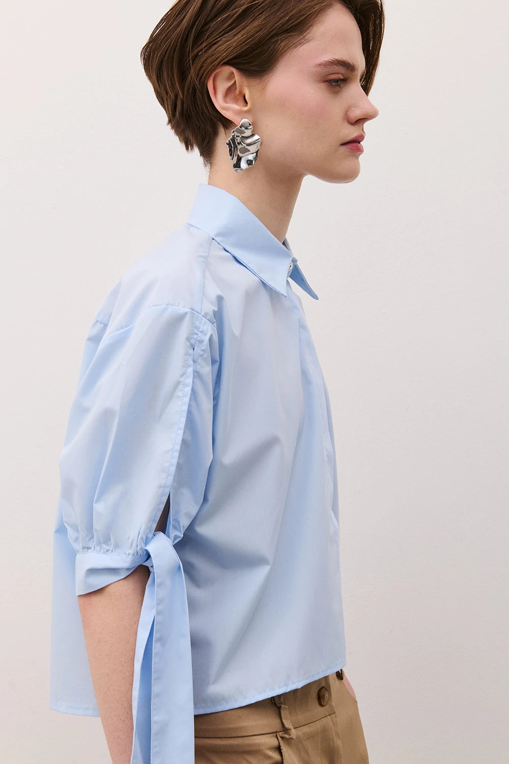 Two Way donna Blusa con fiocco provenzale BL26SP1056
