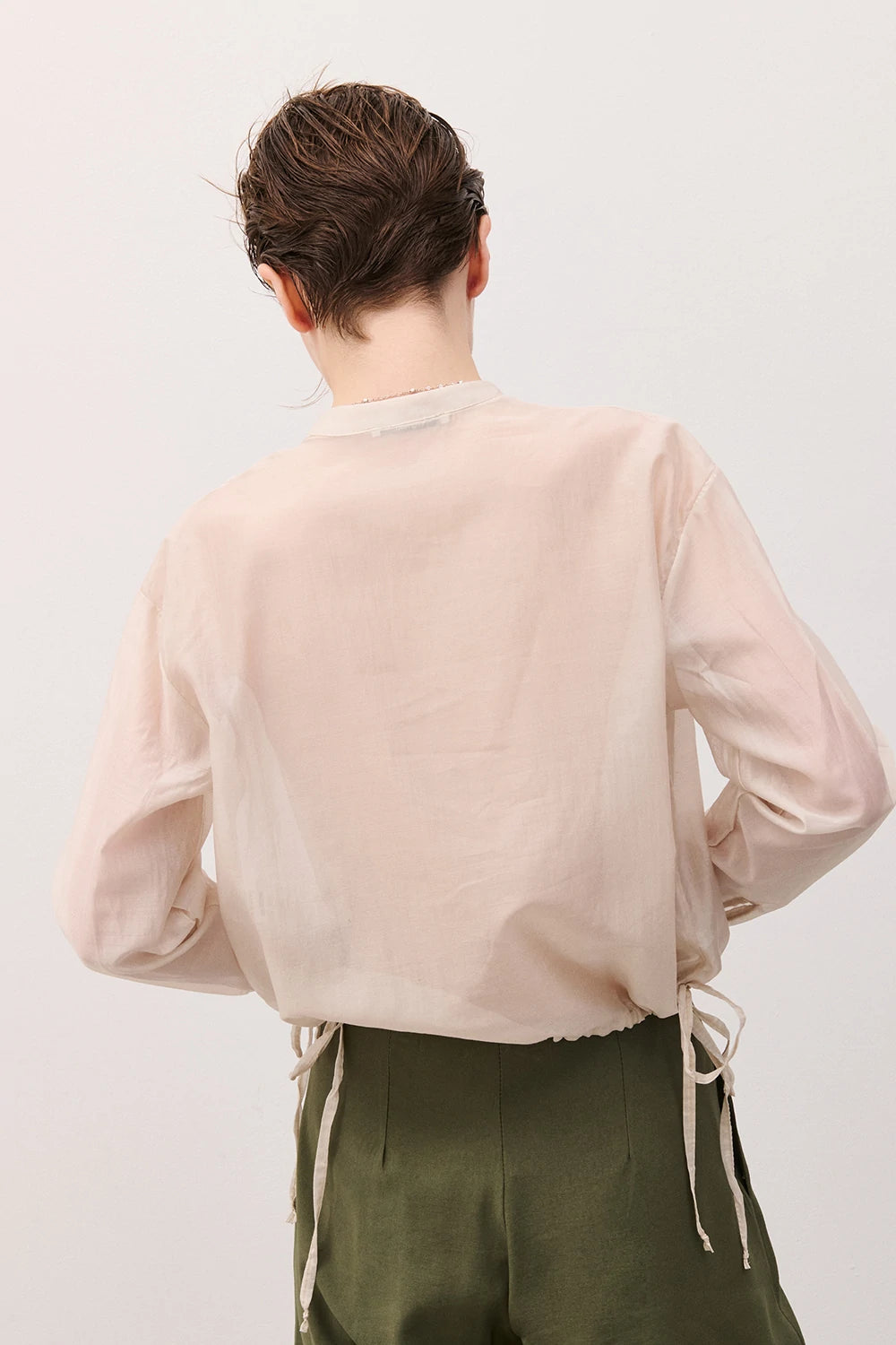 Two Way donna Blusa con tasche Burro 26SP1049