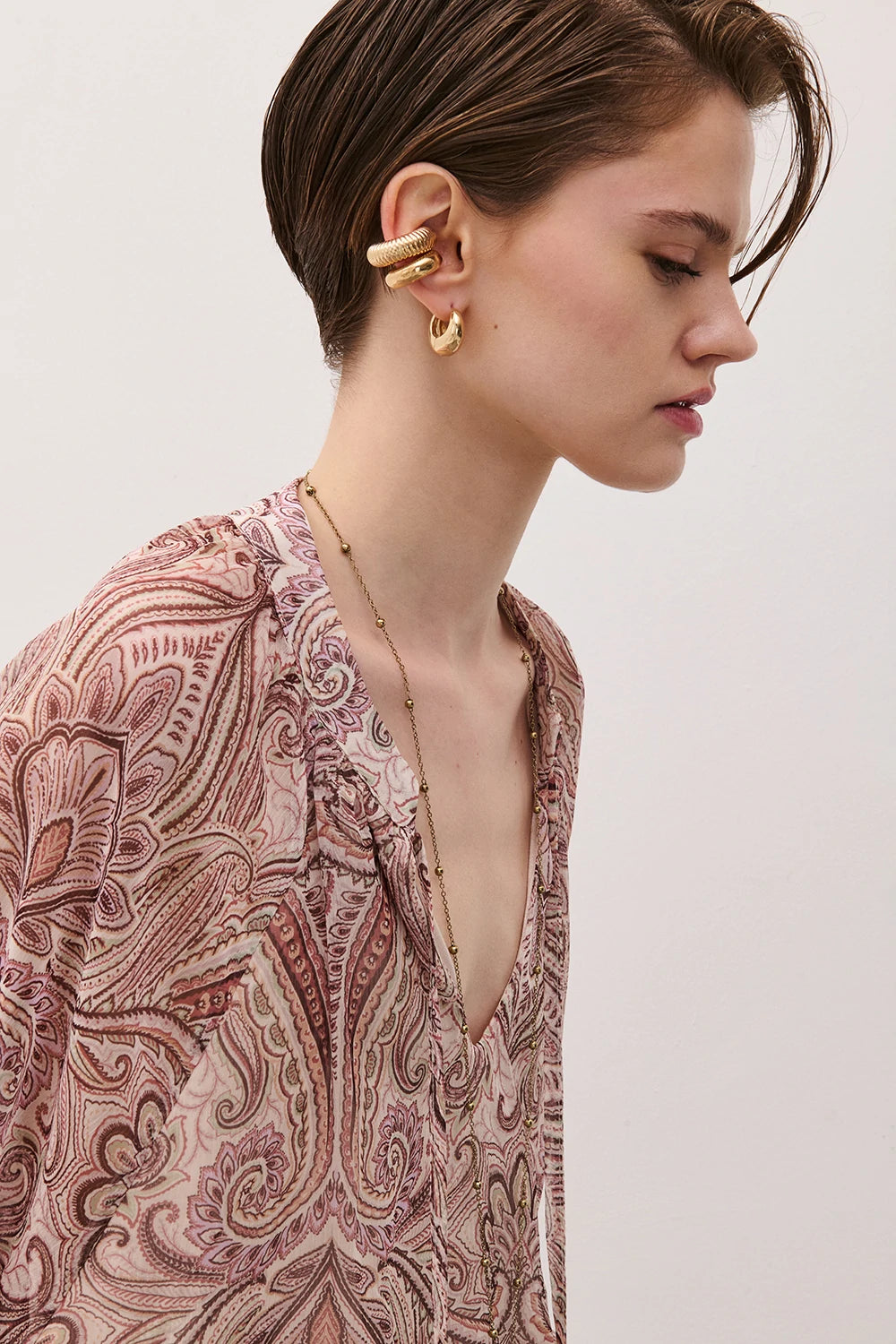 Two Way donna Blusa con laccio PAISLEY BL26SP1053