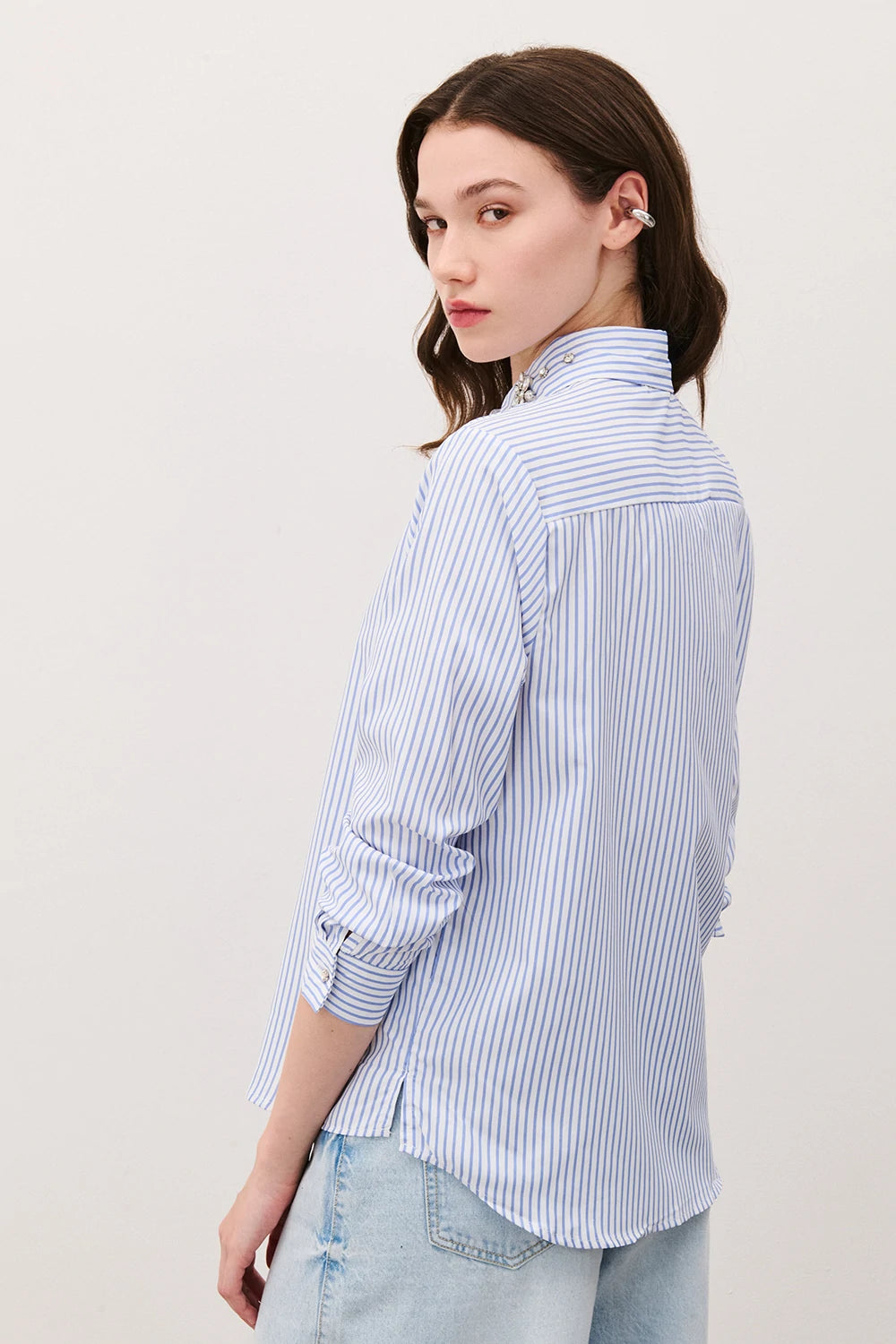 Two Way donna Camicia Strass Sky CAM25SB371