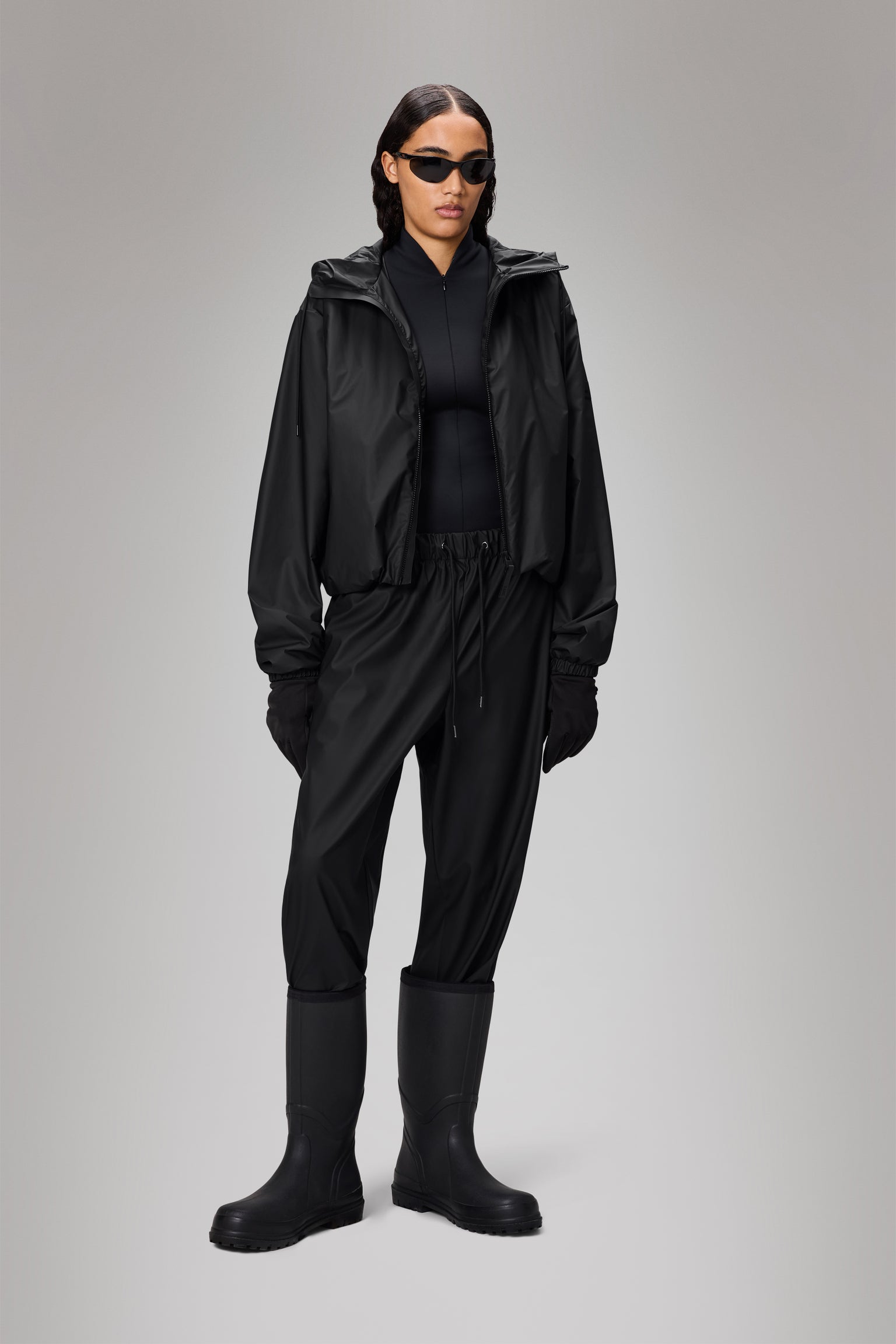 Rains donna giubbino lohja jacket  RA15770 I25 Black