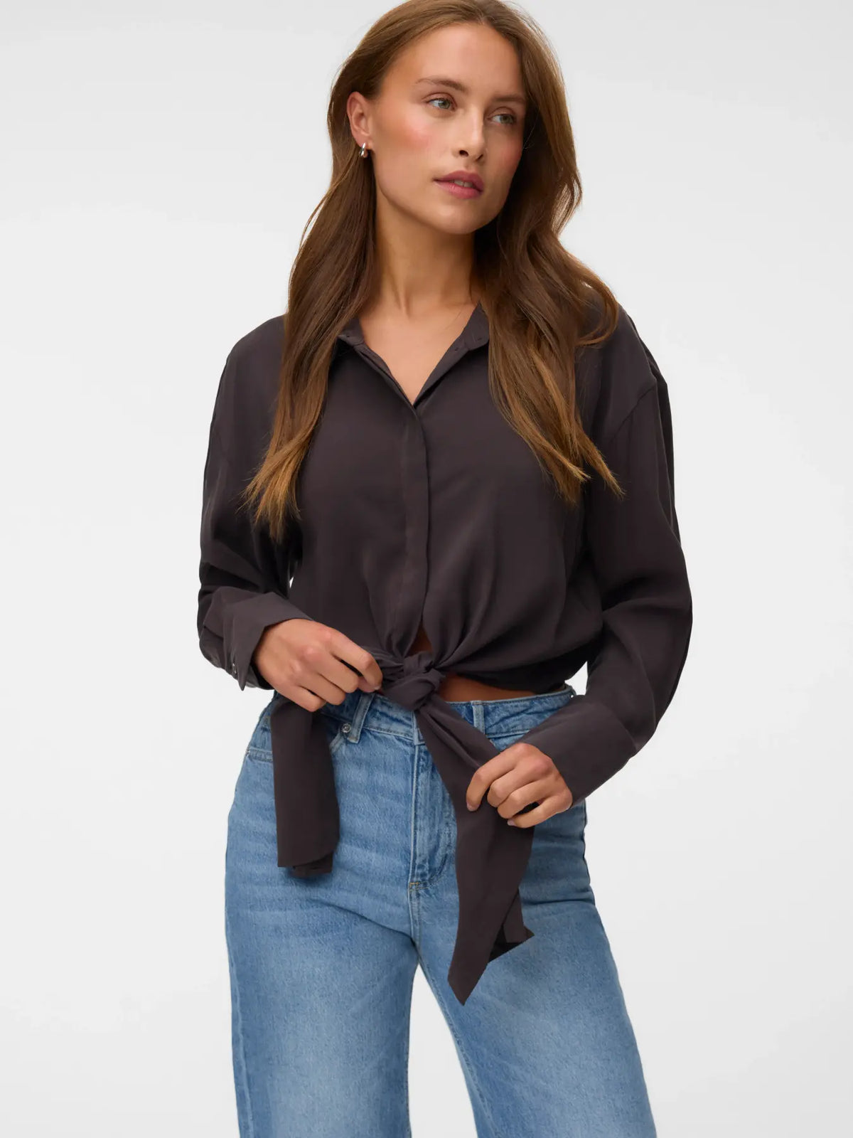 Vero Moda camicia KELLIANA 10355822 Chocolate