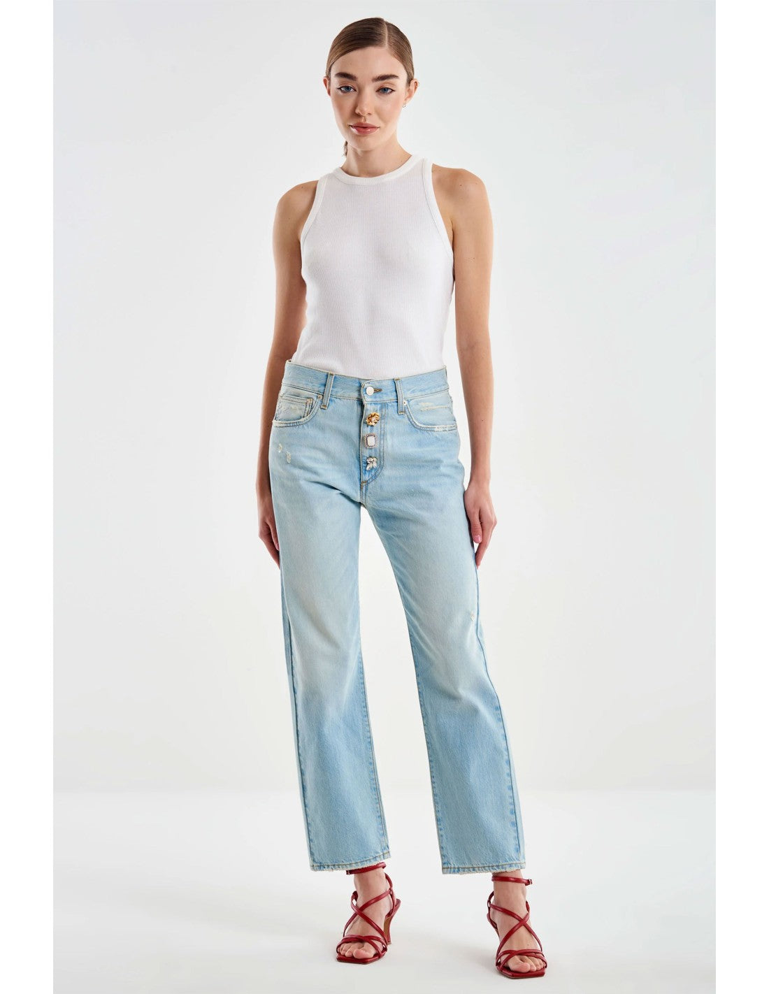 Vicolo donna jeans DD5095 Denim Blu