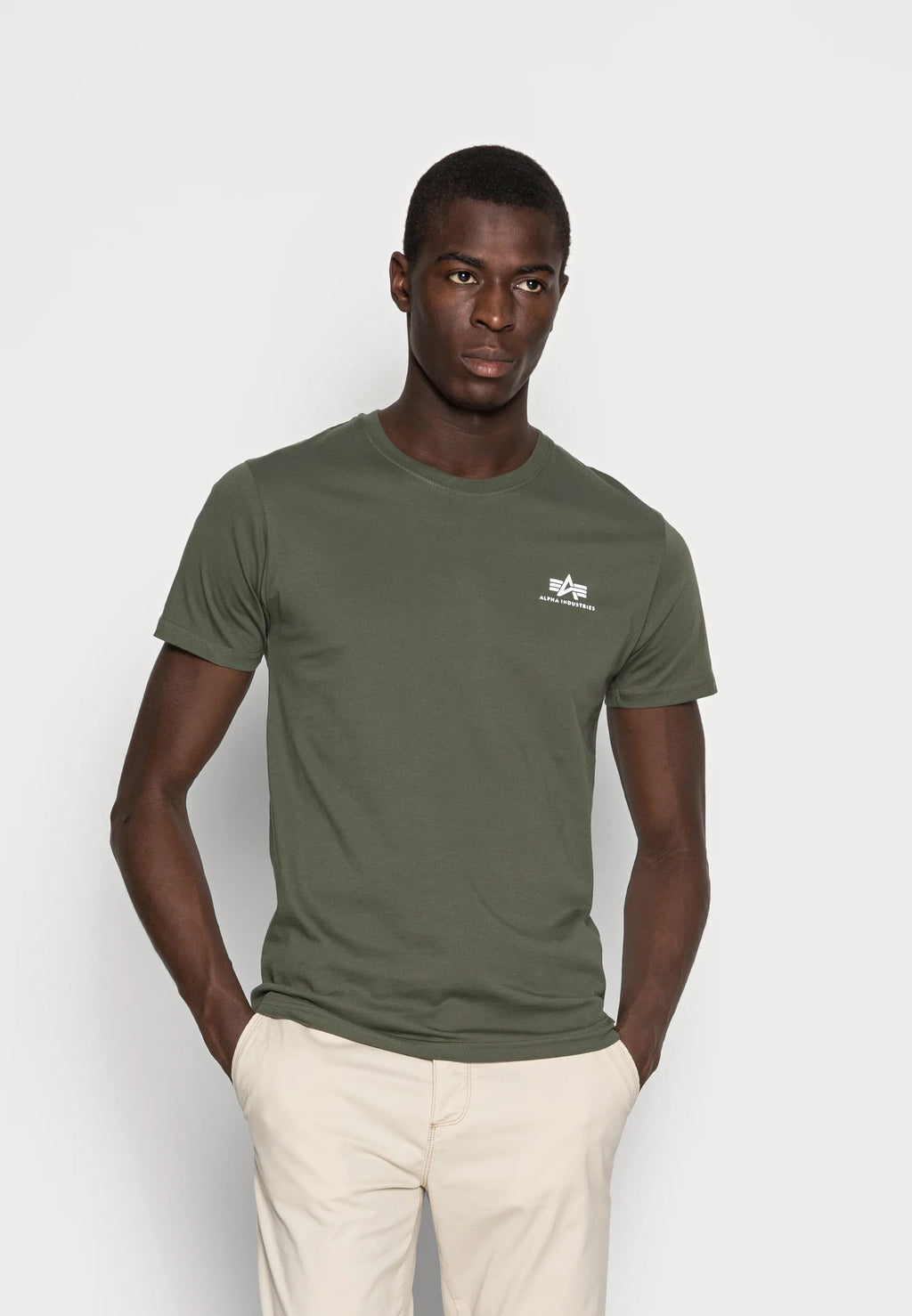 Alpha Industries uomo t-shirt Basic T smal X188505142