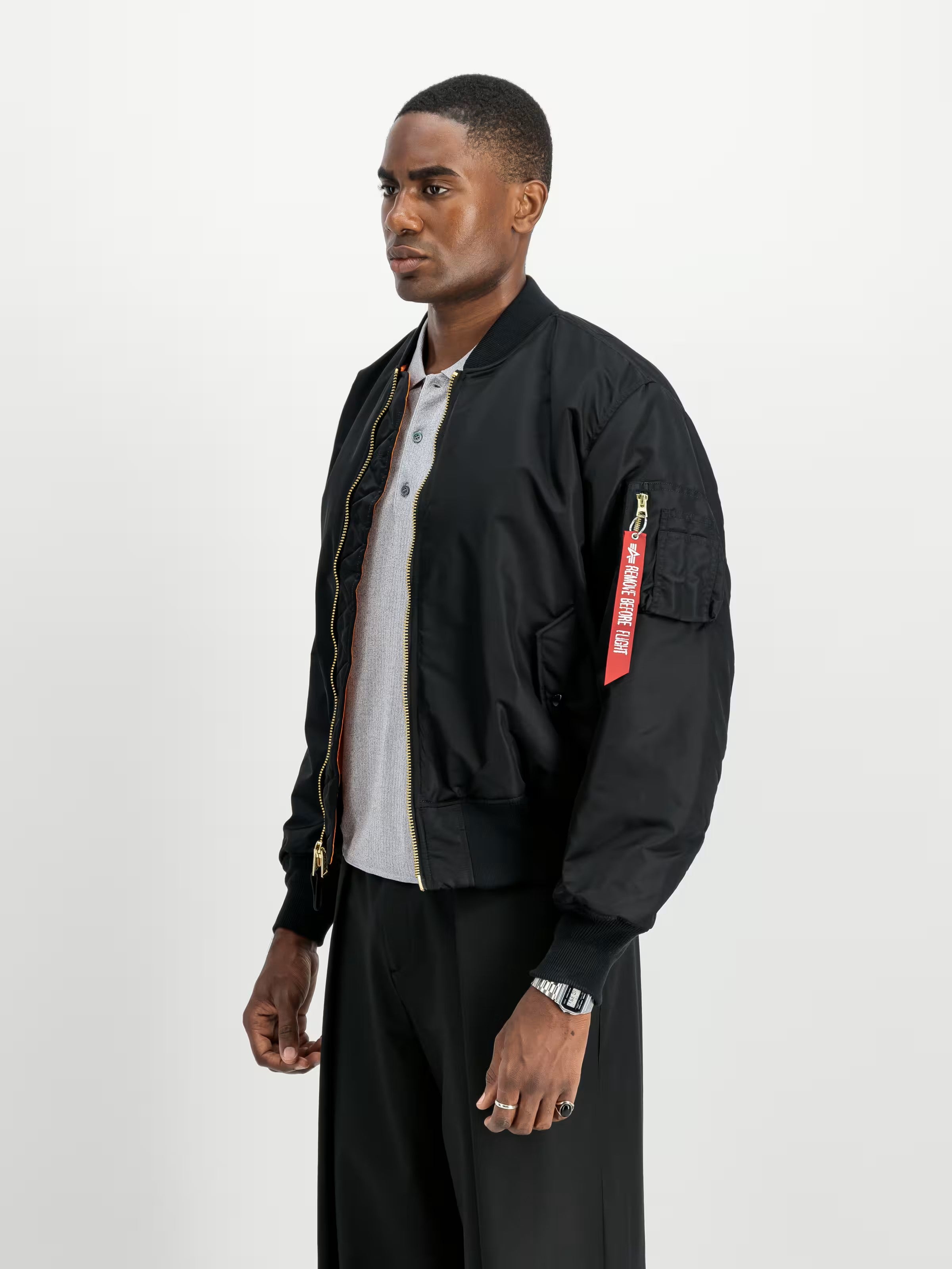 alpha industries uomo giubbino ma-1 heritage 100101AI Nero