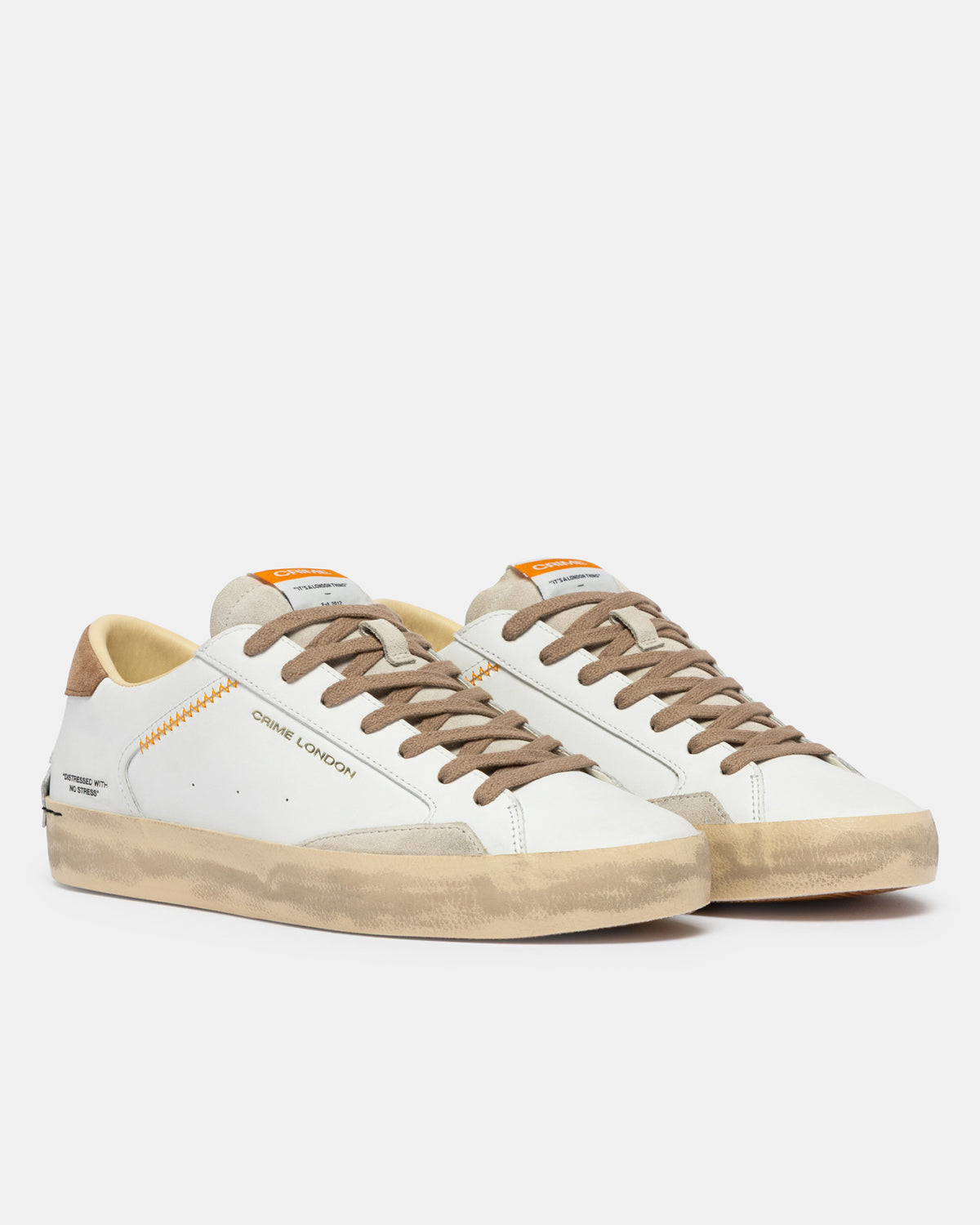 Crime uomo scarpa DISTRESSED LO 19002PP8B