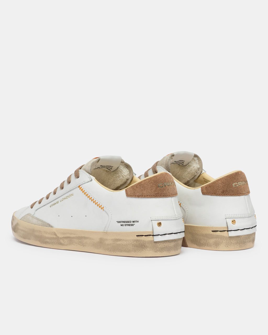 Crime uomo scarpa DISTRESSED LO 19002PP8B