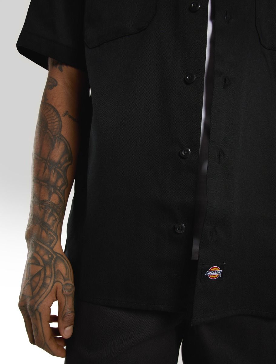 Dickies uomo camicia Work DK0A4XK7BLK1