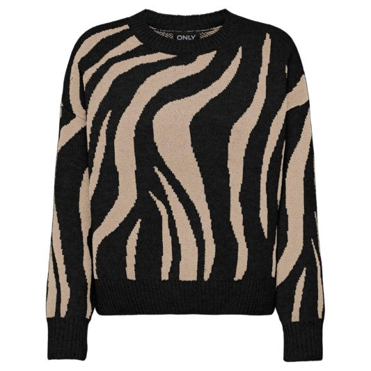 only donna maglia 15328215 Hazel Humus Black
