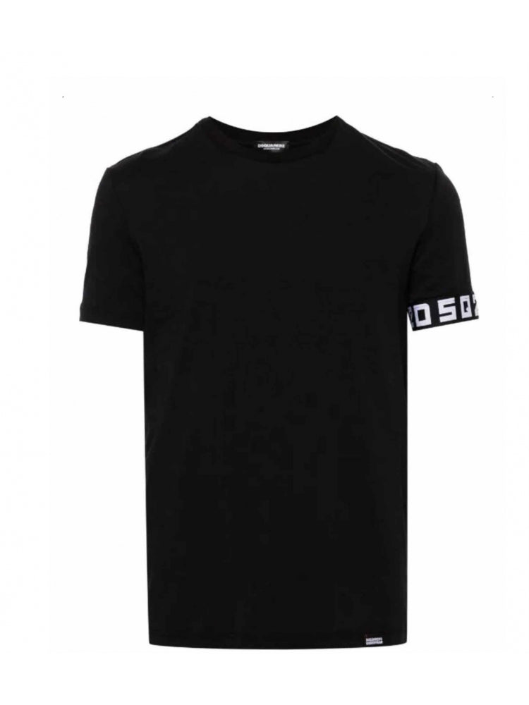 Disquared uomo t-shirt Round Neck D9M3S5930 001 Nero