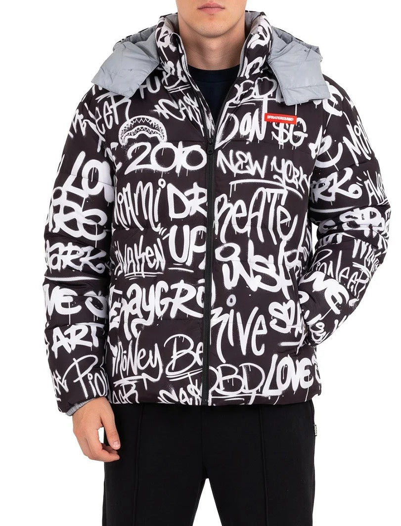 Sprayground uomo giubbino GRAFFITI REFLECTIVE SP942