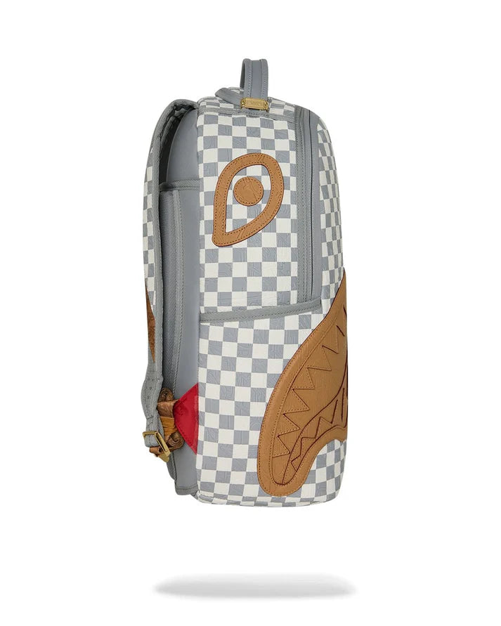 Sprayground zaino EMBOSSED CREAM CHECK B8593