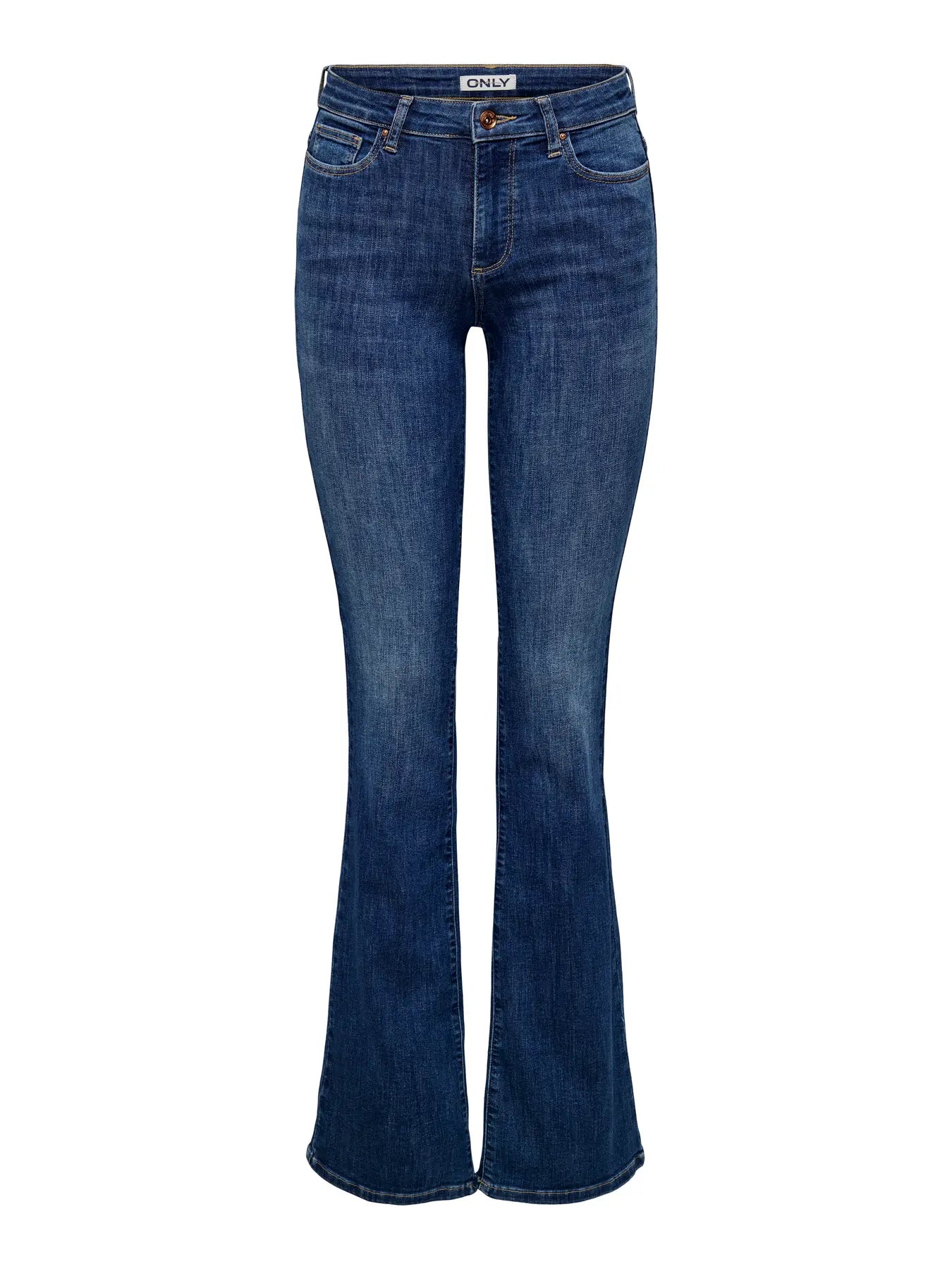 Only donna jeans Ann Mid Flared 15337824 Dark Blue