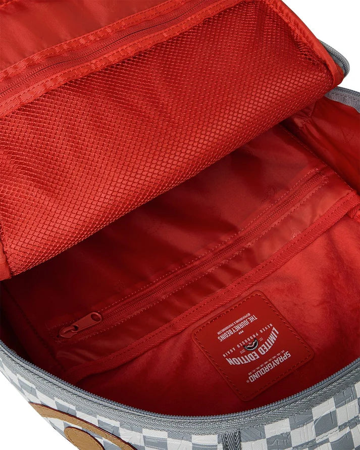 Sprayground zaino EMBOSSED CREAM CHECK B8593