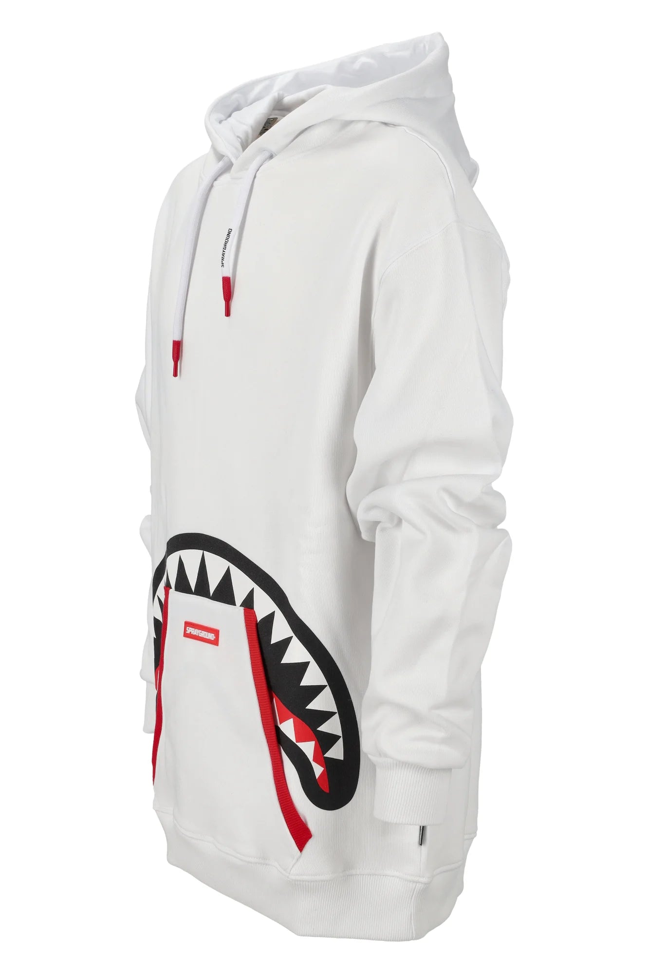 sprayground uomo felpa hidden shark SP364WHT