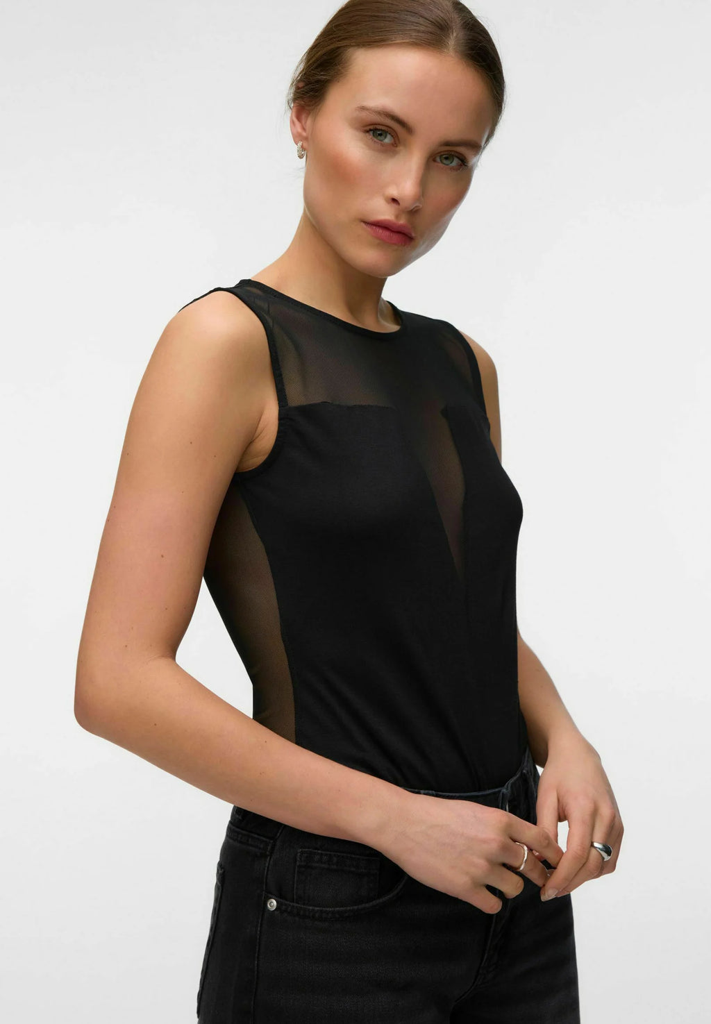 vero moda top NORTH BODYSTOCKING 10353427 NERO