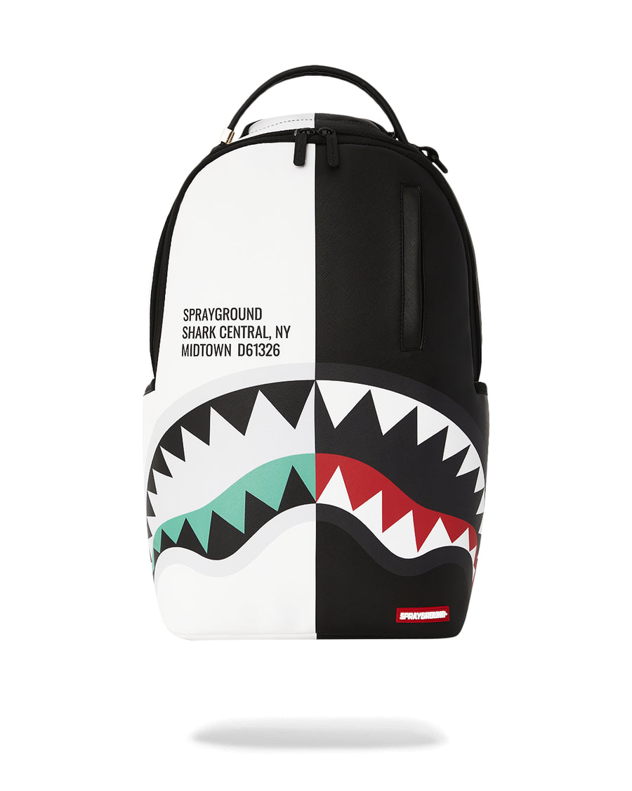 Sprayground zaino shark central inverted split