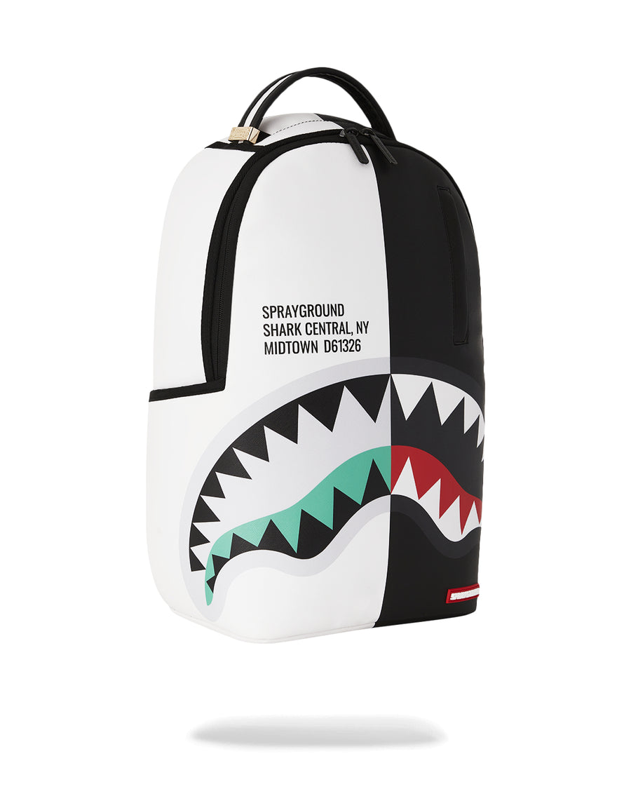 Sprayground zaino shark central inverted split