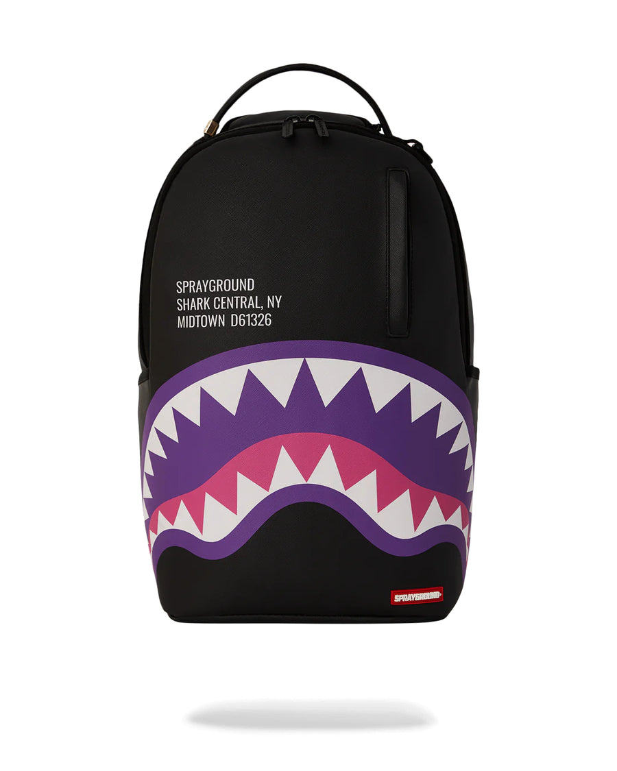 Sprayground zaino shark central purple 910B6408NSZ