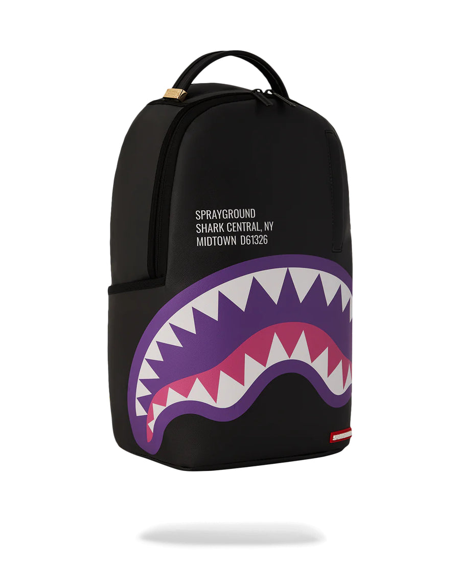 Sprayground zaino shark central purple 910B6408NSZ