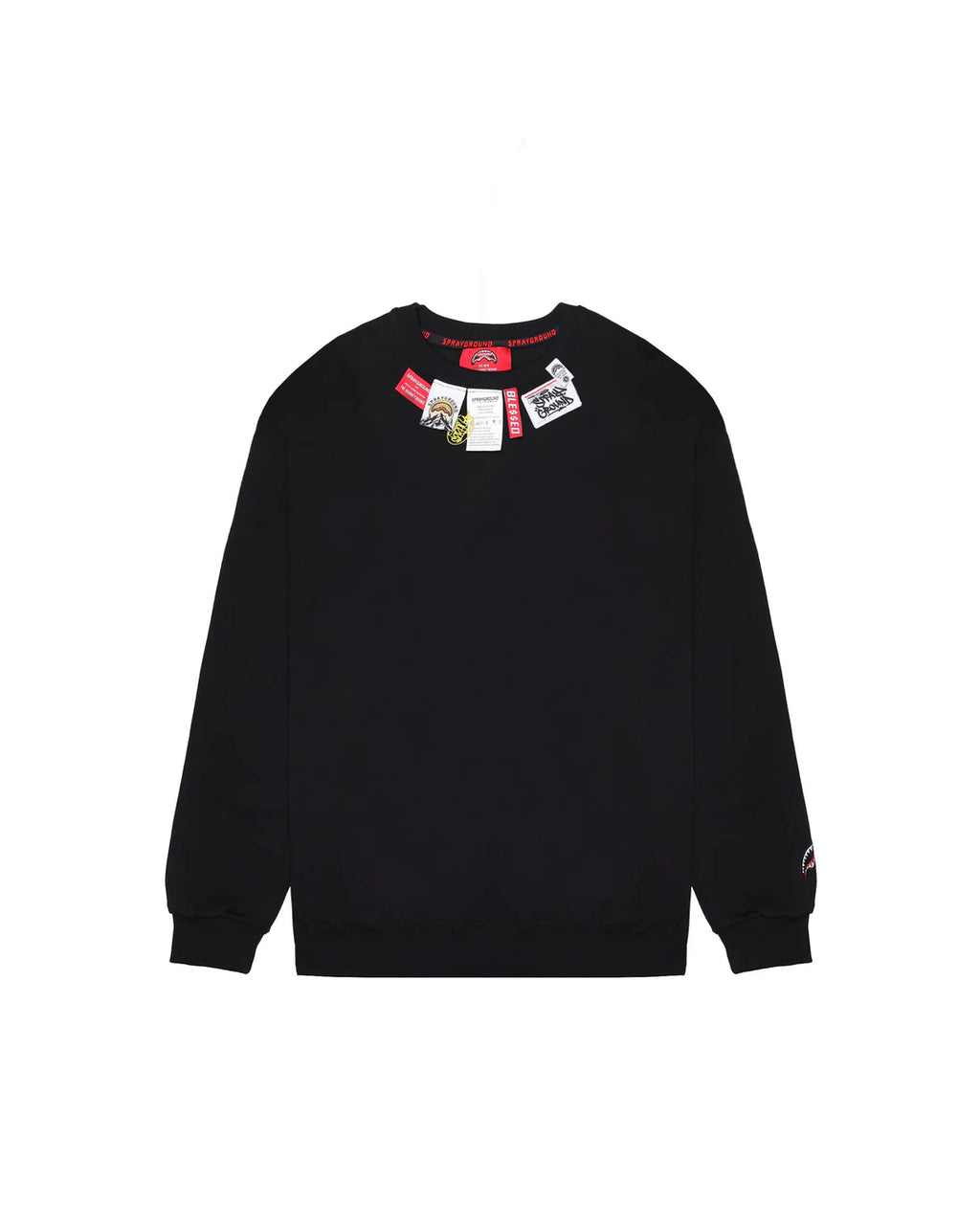 Sprayground uomo felpa Label SP772GBLK