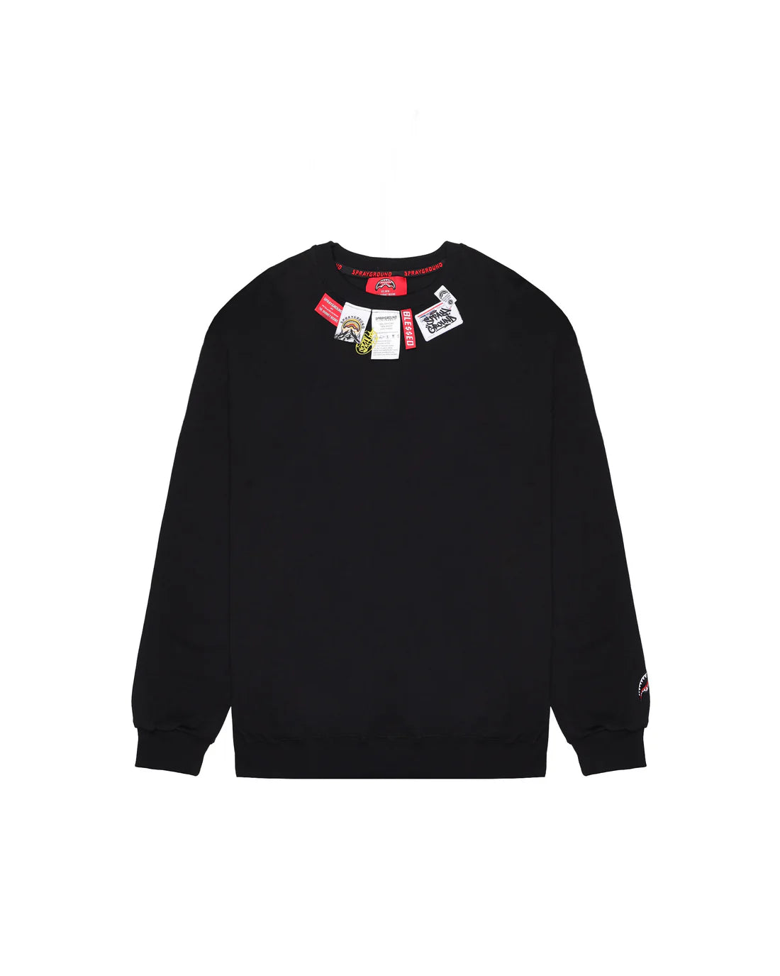 Sprayground uomo felpa Label SP772GBLK