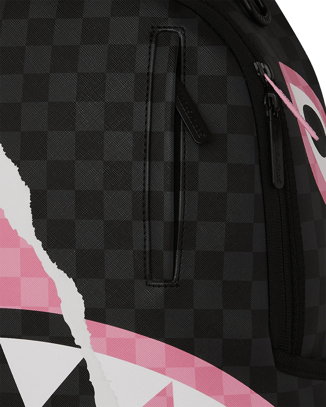 Sprayground zaino PINK AND BLACK TEAR SIP