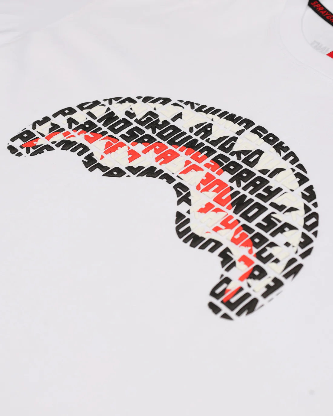 Sprayground uomo t-shirt INFINITY SHARK SP858WHT