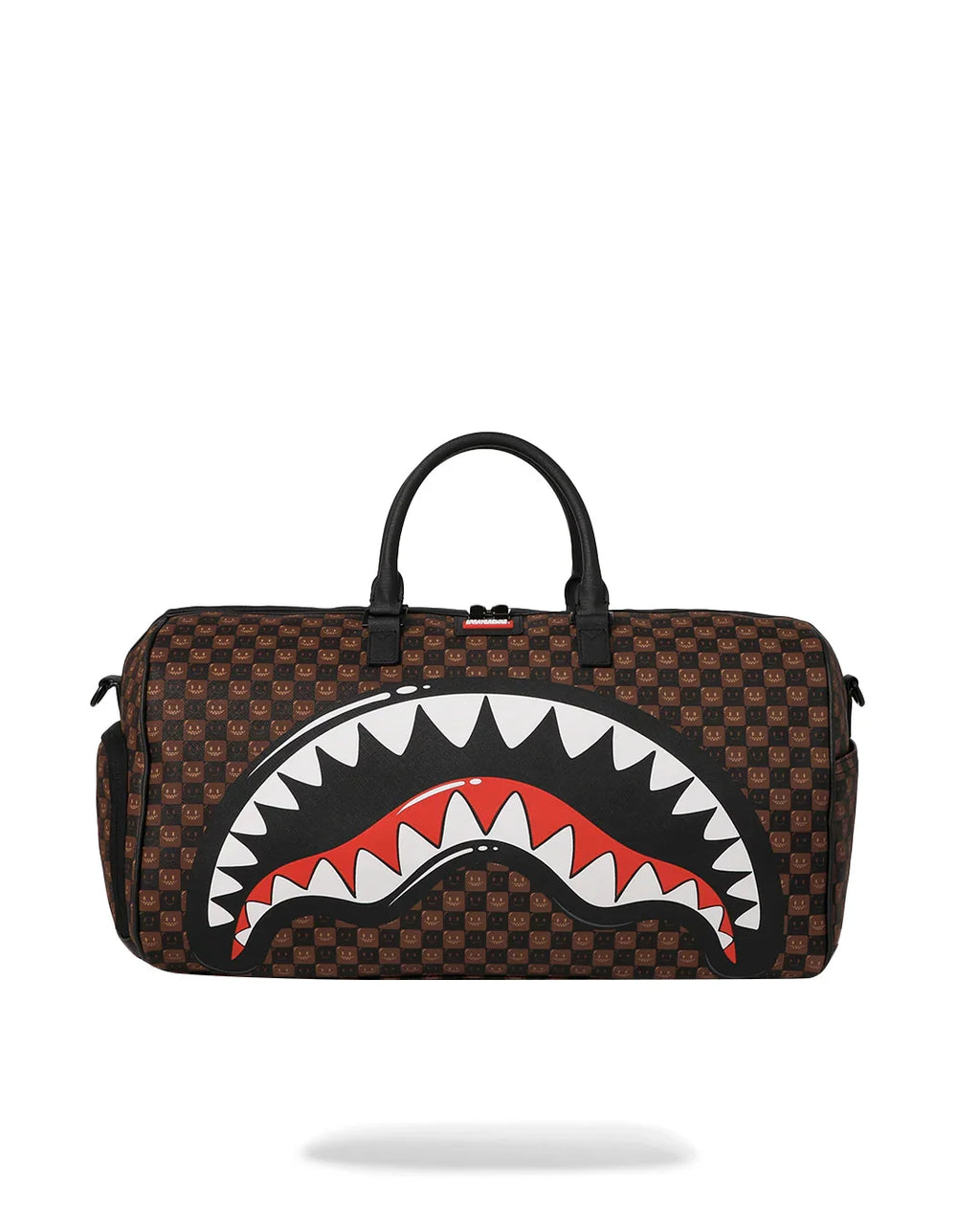 Sprayground borsa SIP WTF BUBBLE BROWN CHECK DUFFLE D9306
