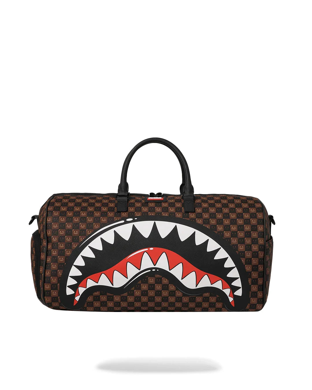 Sprayground borsa SIP WTF BUBBLE BROWN CHECK DUFFLE D9306
