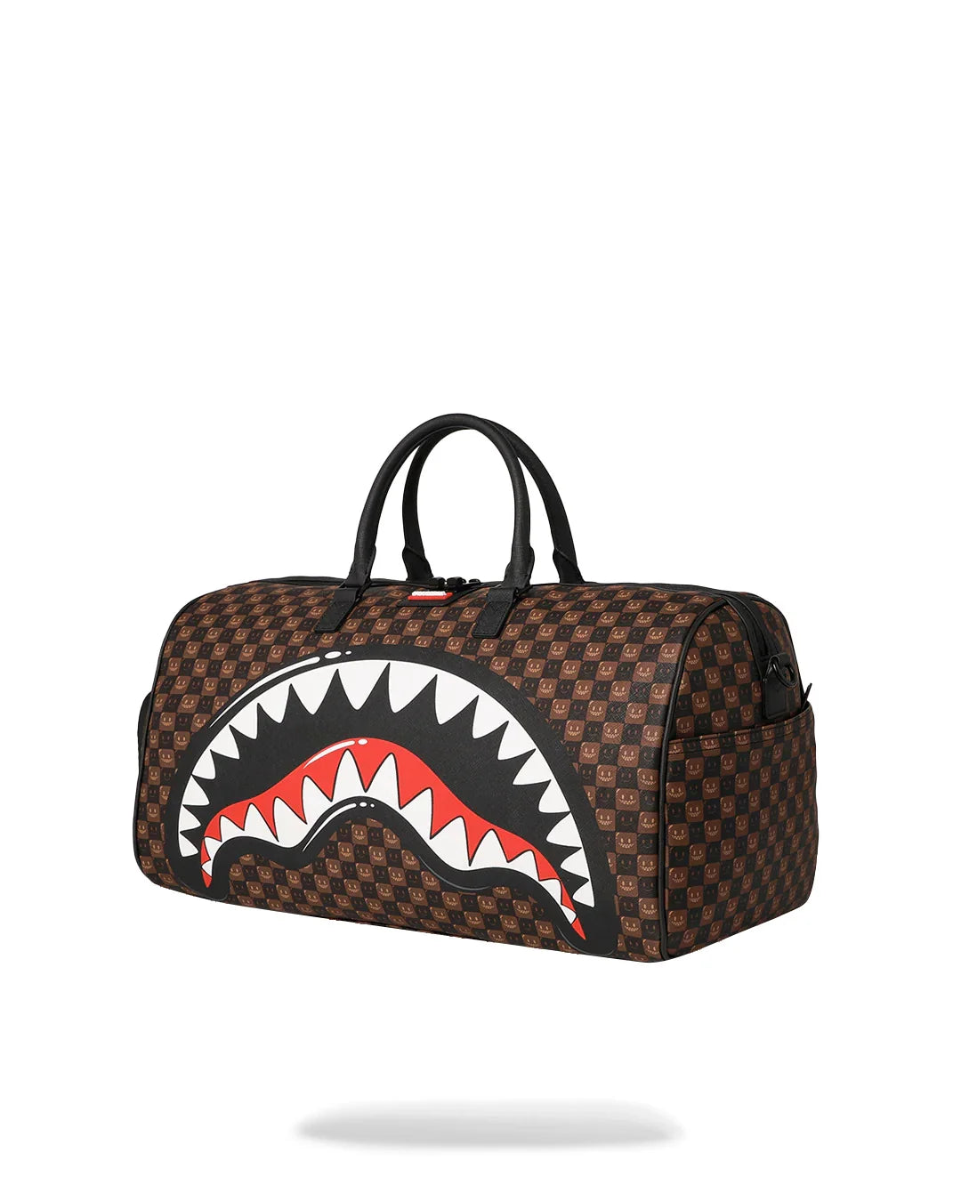 Sprayground borsa SIP WTF BUBBLE BROWN CHECK DUFFLE D9306