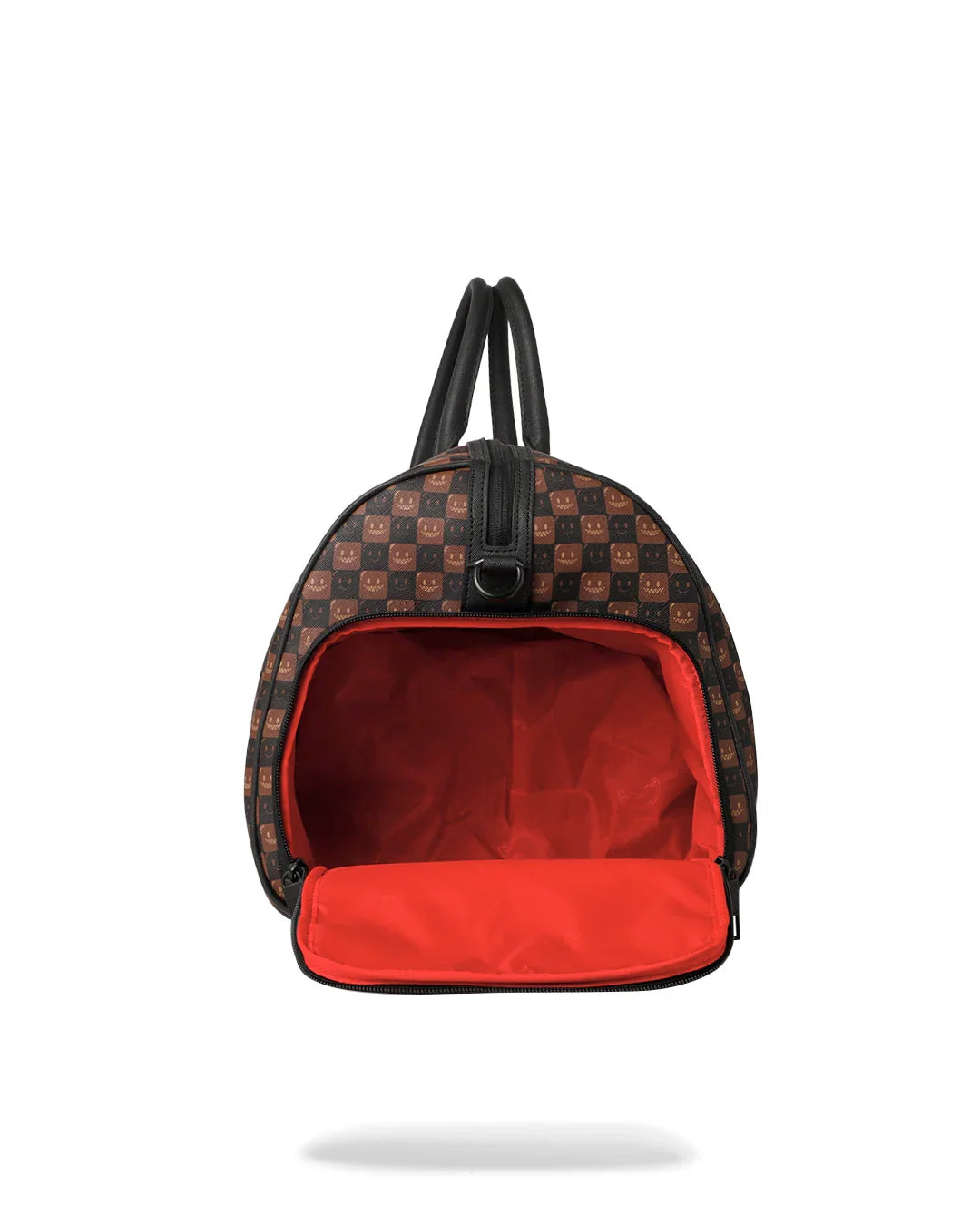 Sprayground borsa SIP WTF BUBBLE BROWN CHECK DUFFLE D9306