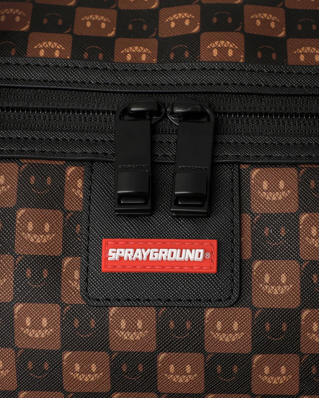 Sprayground borsa SIP WTF BUBBLE BROWN CHECK DUFFLE D9306