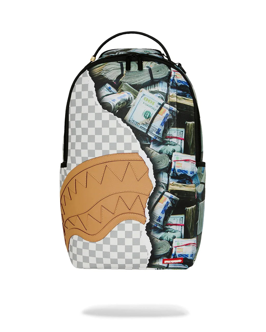 Sprayground zaino CREAM CHECK FULL OF CASH B8545