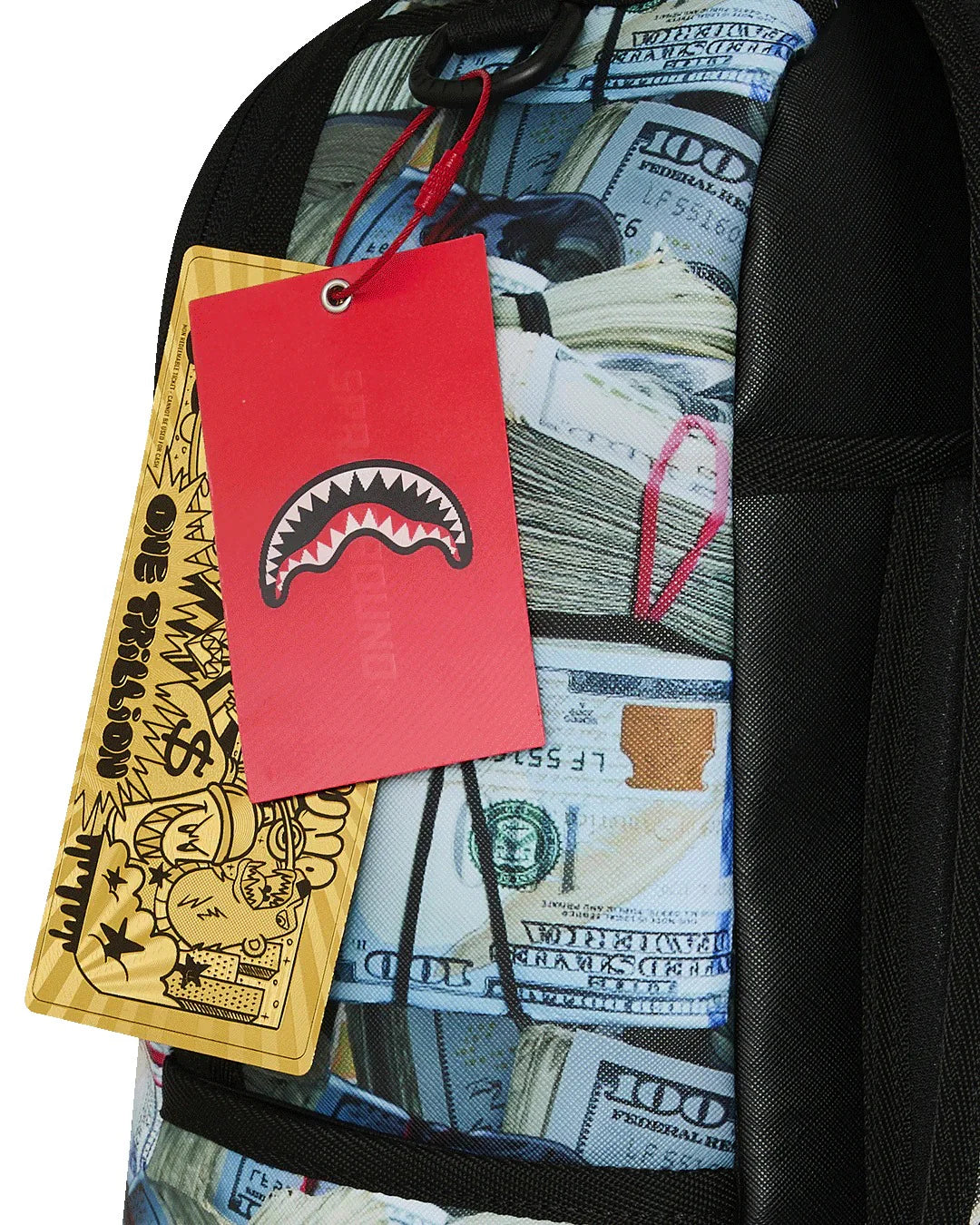 Sprayground zaino CREAM CHECK FULL OF CASH B8545