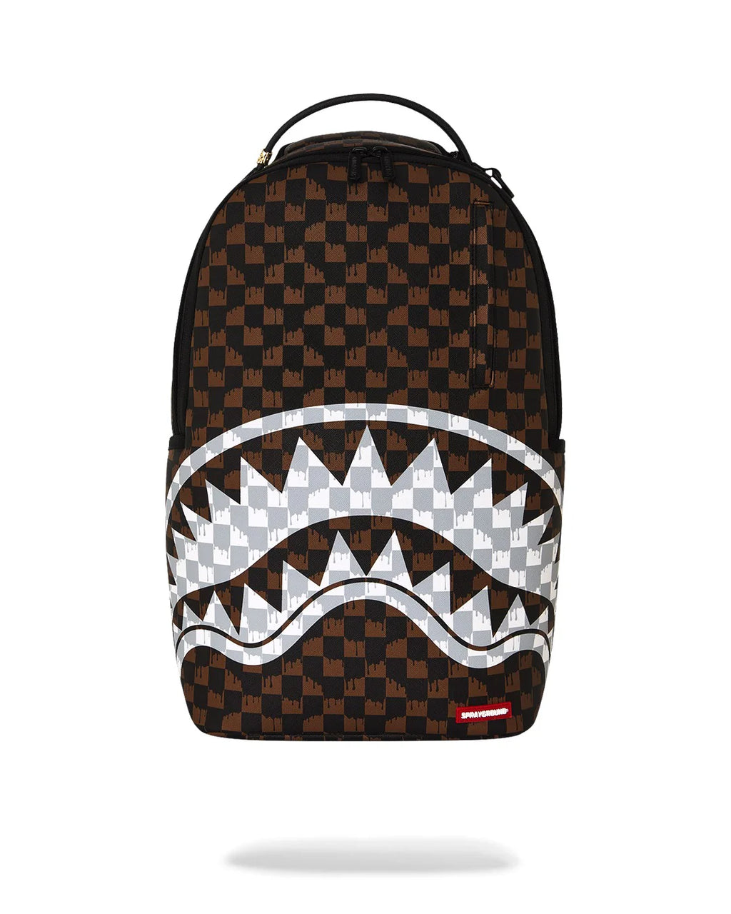 Sprayground zaino BROWN AND CREAM DRIP CHECK B8552