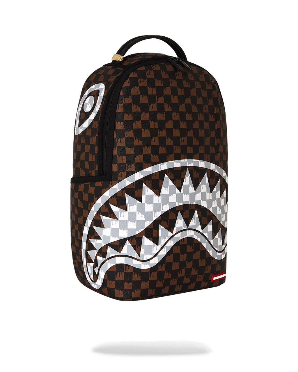 Sprayground zaino BROWN AND CREAM DRIP CHECK B8552